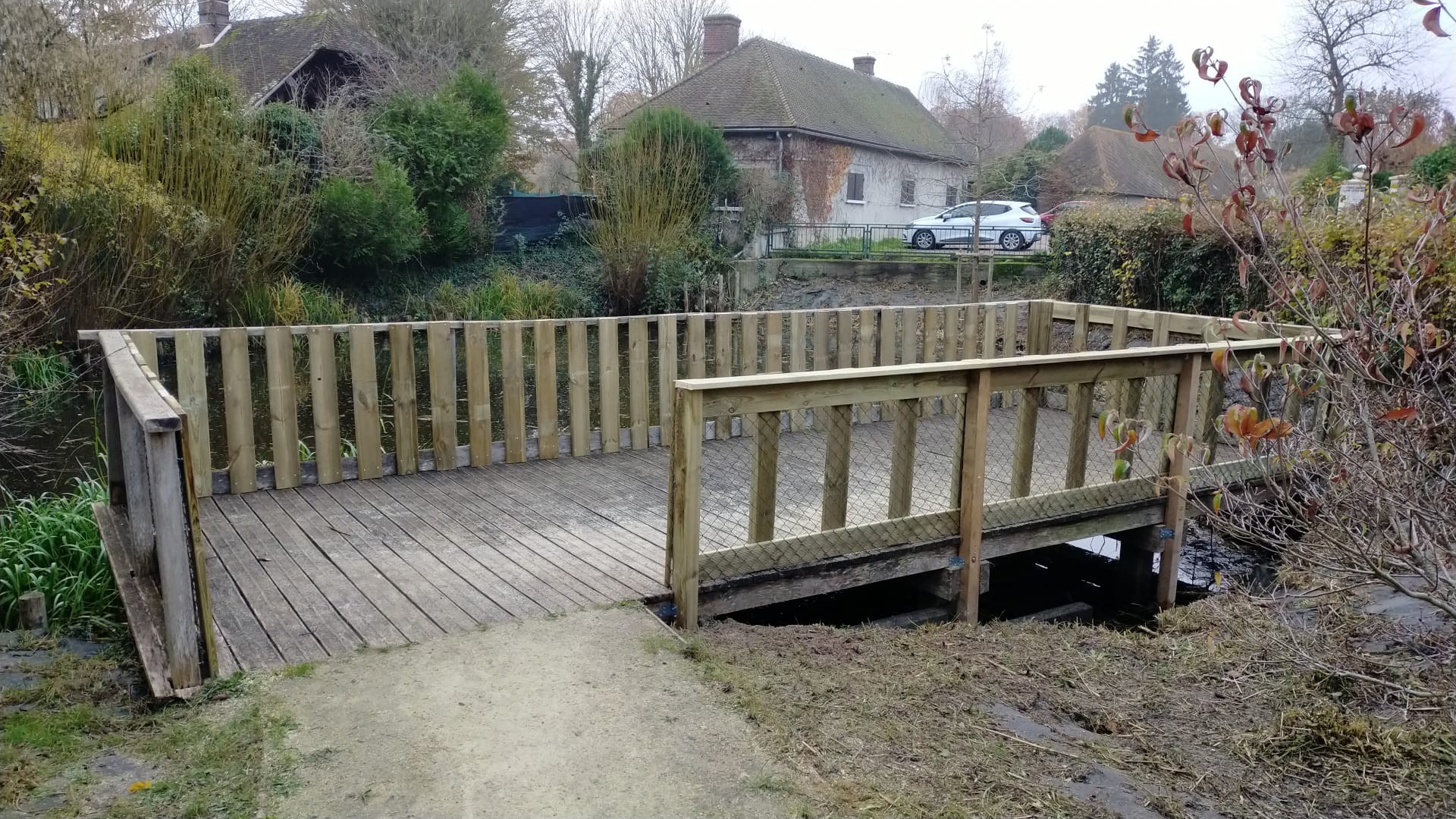 Aménagement de la mare